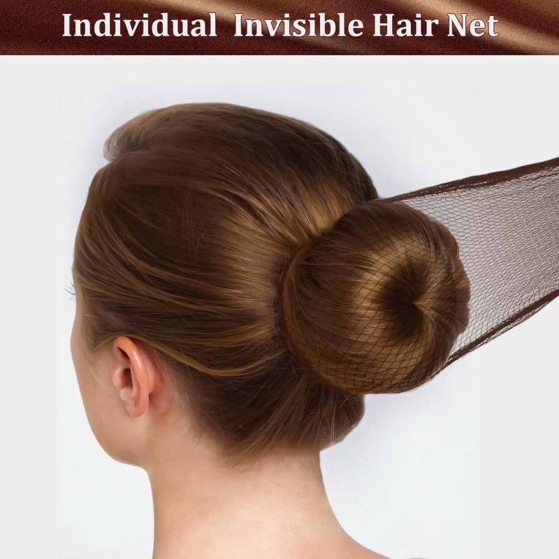 Dance Competition Must Haves Kit - 20pcs Invisible Hair Nets