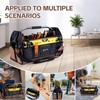 VSHXENG 20 Inch Tool Bag, Foldable 19 Pockets Tool Tote