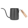 Black Stainless Steel Long Spout Drip Kettle Gooseneck Pour Over