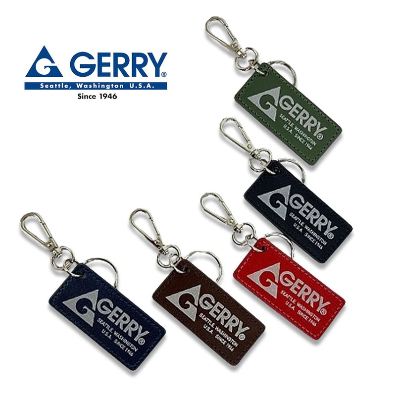 Jerry GR490QG Leather Key Chain (Reflector Print), Leather Reflector Key