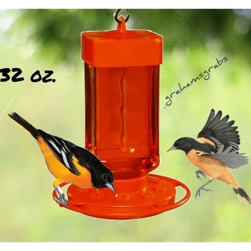 FIRST NATURE ORIOLE FEEDER 32 OZ WIDE MOUTH #3088 EASY