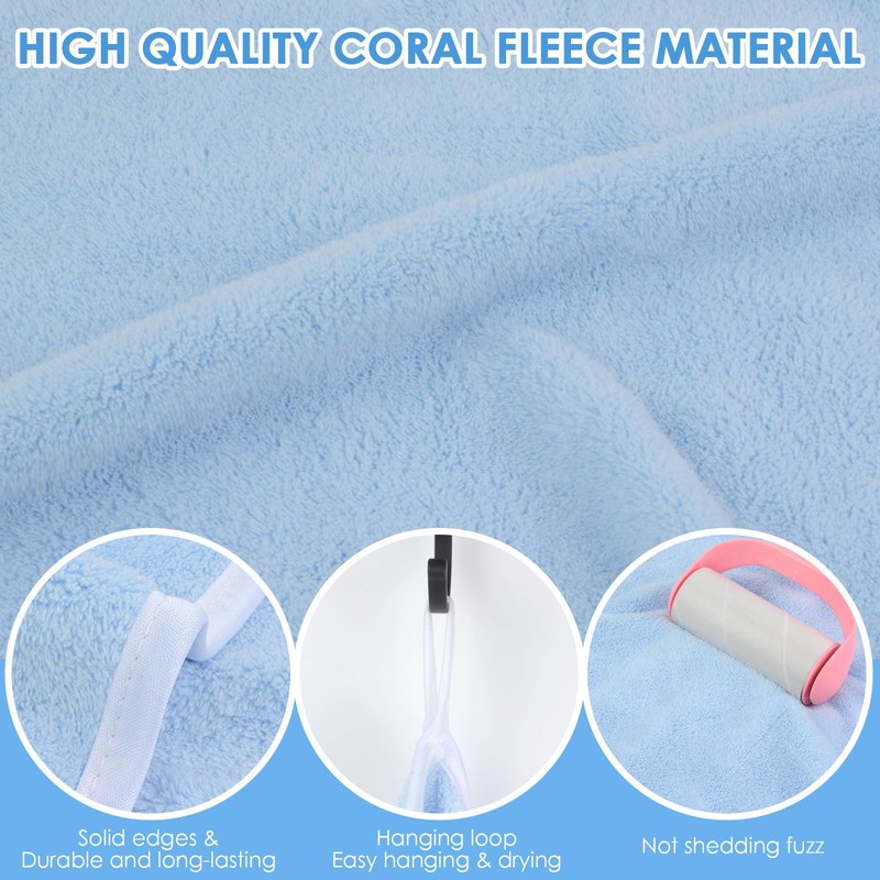 VIVOTE 4 Pack Microfiber Hand Towel, Super Soft Absorbent Hand