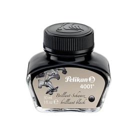 Pelikan 301051 Inchiostro Stilografico 4001, Flacone Di Vetro Da 30 Ml, Colore Nero