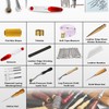 WedDecor Leather Craft Hand Tool Set, Leather Sewing Tools, DIY