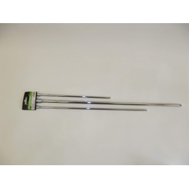 Pittsburgh Socket Extensions Extra Long 3 Piece Set 1/4" 3/8" 24" 18" 12" Lifetime