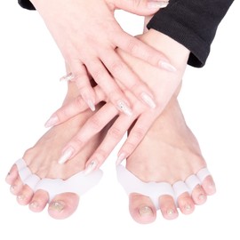 Nithra 足指 サポーター 拇指 保護 セパレーター シリコン トレーニング 男女兼用 1足分