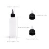 Uyuxxu 20 Pack 4oz Boston Squeeze Bottles, Clear Plastic Dispensing