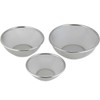 Shimomura Kihan TSUBAME 41961 Durable and Non-Deformable Round Colander, 3-Piece