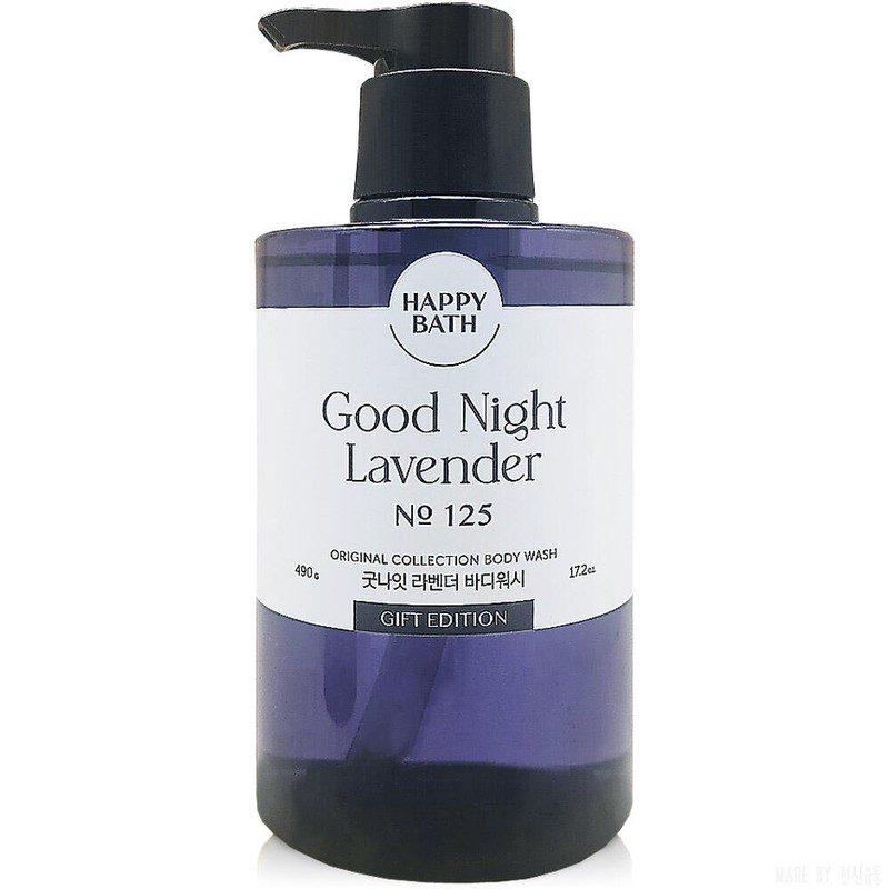 Happybath 해피바스 굿나잇 라벤더 바디워시 490g Happybath Goodnight Lavender Body