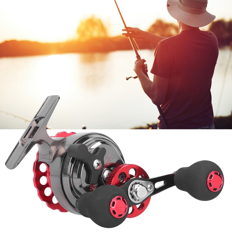 50 Raft Fishing Wheel with Discharge High Strength Metal Reel