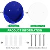 Shower Curtain Rod Holders for Wall – Kitosun Adhesive Tension