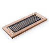 Homewell Red Oak Wood Floor Register, Flush Mount Vent with