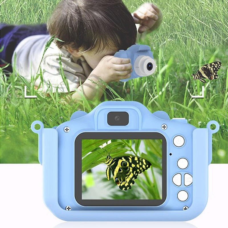 Children Camera 2in Screen AI Face Recognition Multifunctional USB Charging