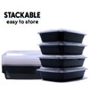 Zencart 12 Pack Meal Prep Containers Reusable, BPA Free Food