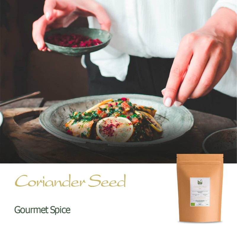 Coriander Seed Organic Gourmet Quality - Cilantro Seeds For Elevating