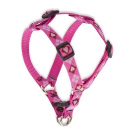 Lupine Puppy Love Patterned Step-In Harness for Medium Dogs, 3/4-inch/ 20 - 30-inch