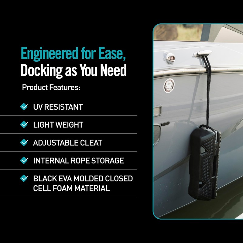 Seipel Marine EVA Fender 2.0 – Adjustable Boat Fender –