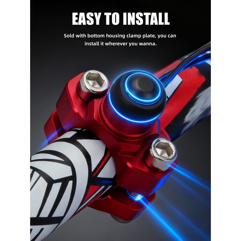 JFG RACING CNC Dirt Bike Engine Stop Start Kill Switch