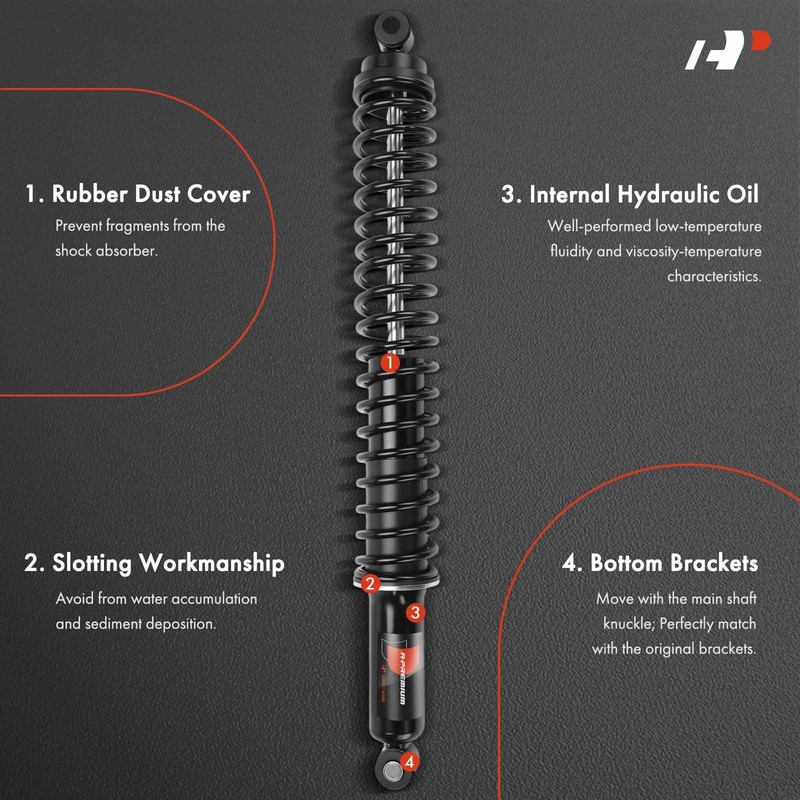 A-Premium Rear Load Adjusting Shock Absorber Compatible with Ford Ranger