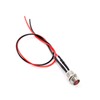 Kodrily 12V LED Indicator Light, 4Pcs Indicator Lamp, Panel Hole