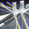 QFkris 2 Pack 6inch K9 Crystal Optical Glass Triangular Prism