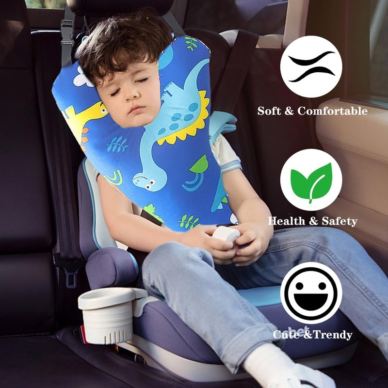 RANJIMA Travel Pillow, Children's Car, Sleeping Pillow for Car, Children,