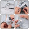 HexinYigjly 50 Pcs Jean Buttons Replacement No Sew, 17mm Replacement