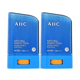 AHC 1+1 AHC 내추럴 퍼펙션 더블 쉴드 선스틱22g 1+1 AHC Natural Perfection Double Shield Sunscreen Stick 22g [Blue + Blue]