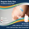 Hysimedy Silicone Adhesive Bandages Assorted Sizes for Sensitive Fragile Skin
