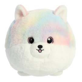 Aurora® Playful Teddy Pets™ Pom Stuffed Animal - Unique Design - Endless Play - Rainbow 9 Inches