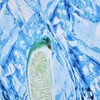 Bathroom Curtain with Hook Waterproof Elastic Hanging Shower Curtain for