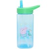 Kids Water Bottle with Straw, 420ml George Pig Plastic Water