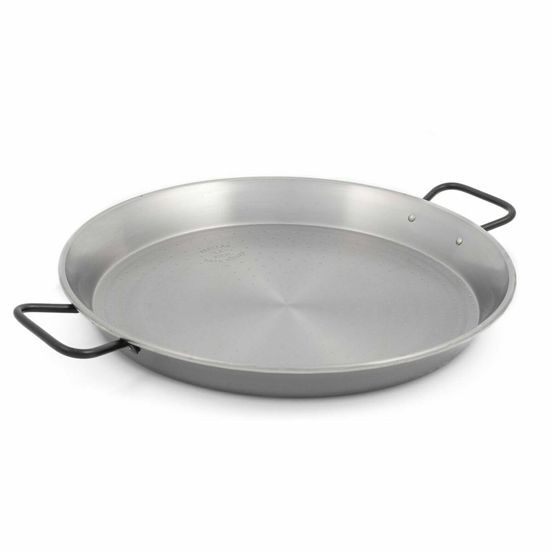 Garcima La Ideal Polished Steel Professional Paella Pan 38cm for