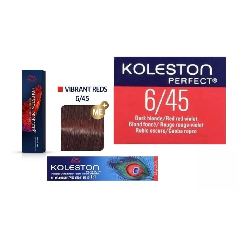Koleston Wella Koleston Perfect Color. Rojos Vibrantes. Tono 6/45