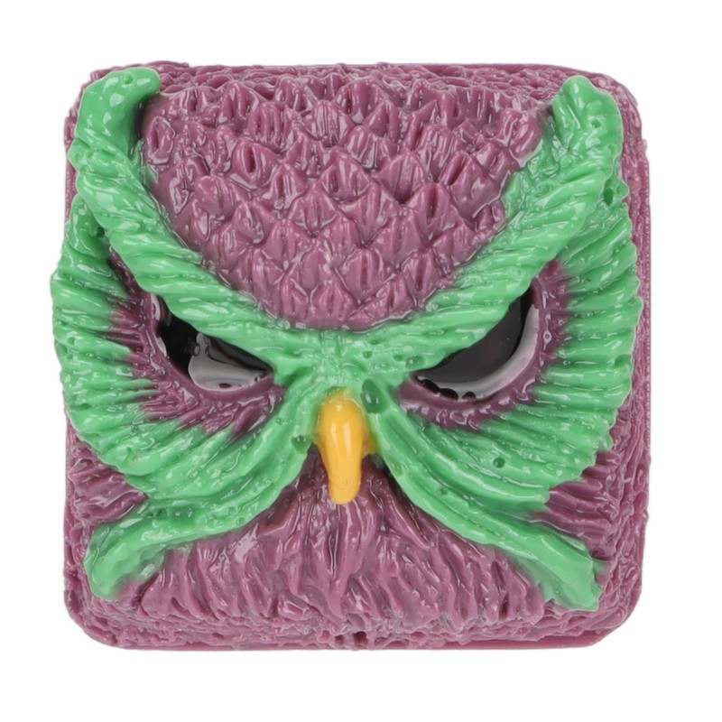 Custom Keycap Hand Carved Owl Pattern OEM R4 Gaming Resin