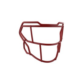 VICIS ZERO2 SO-212E Football Facemask for VICIS ZERO2 Football Helmets, Titanium, Scarlet