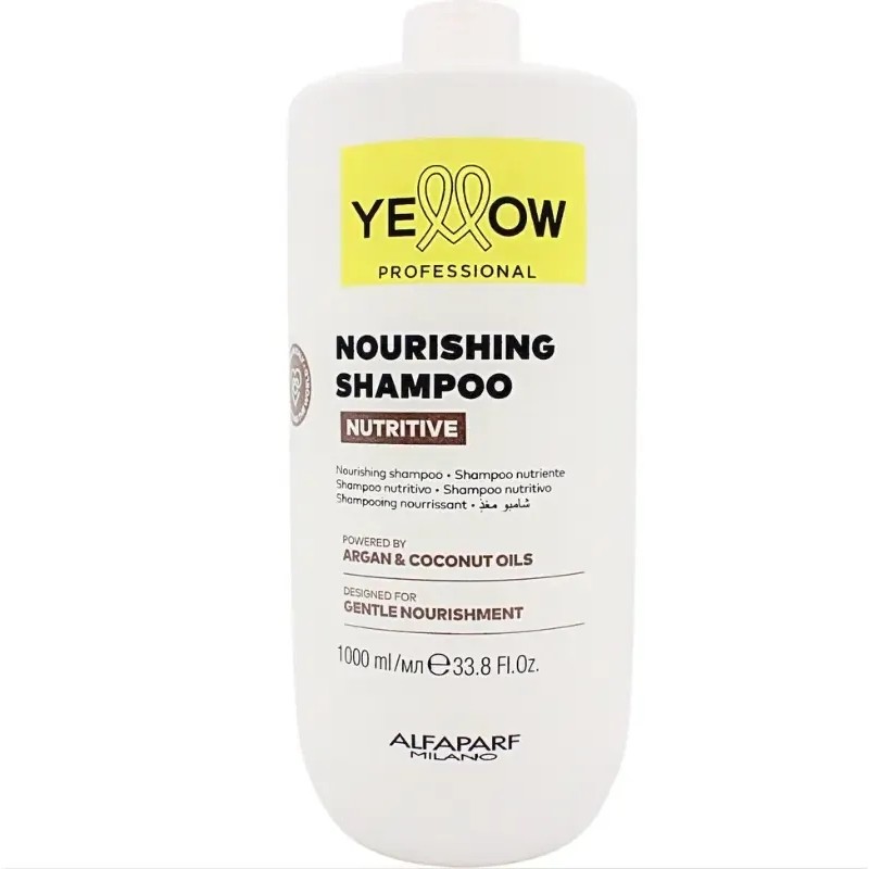Shampoo Yellow Nutritive Argan y Coco para Cabello Seco y