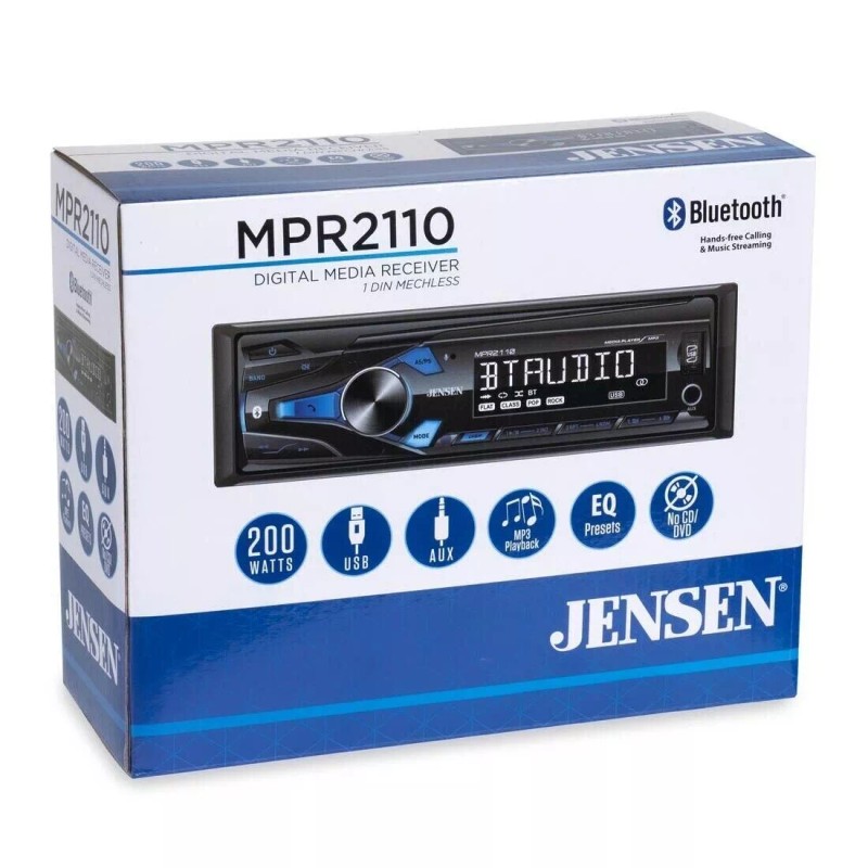 Jensen Bluetooth MP3/AM/FM Radio (No CD) Car Stereo for 1992-1996
