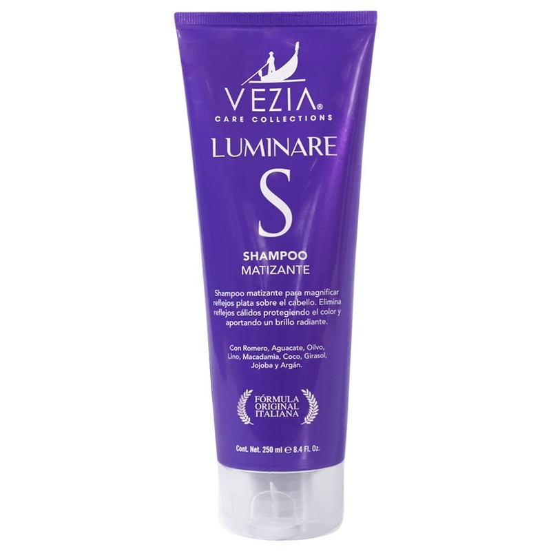 Shampoo Matizador Mechas Y Canas SF Blonde Vezia 300ml