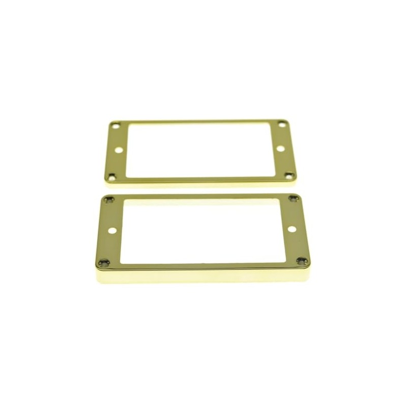 Dopro Gold Plastic Humbucker Pickup Rings Set of 2, Neck