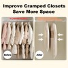 ARAINY Space Saving Hanging Garment Bag with Self Compression Zipper,