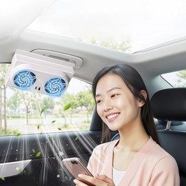 Solar Car Window Fan,Solar Energy Cooling Window Fan | Effective Quiet Vehicle Air Purifier Enhanced Comfort for Adults Lovers Friends Travel Road Trips