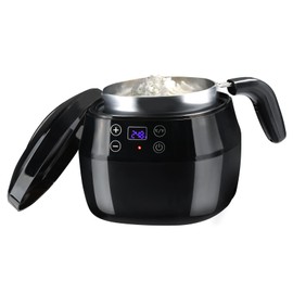 TCFUNDY Candle Wax Melter Making Pot, 1L Electric Candle Maker 200W, with Digital Temperature Display, with Aluminum Pour Pot