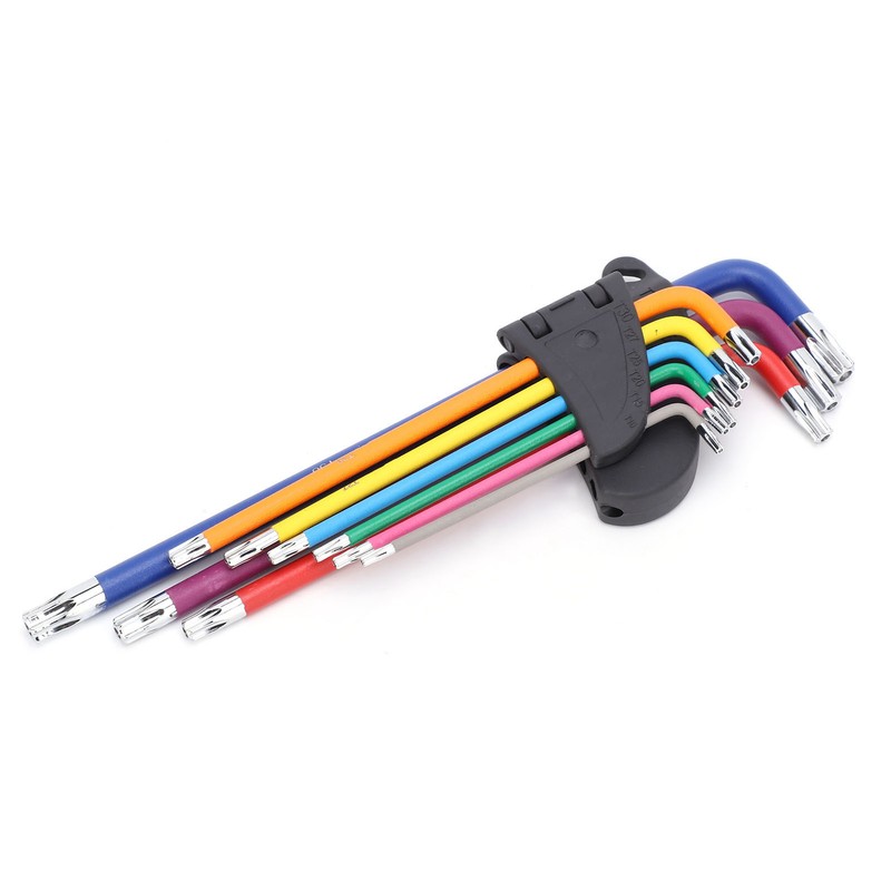 9PCS Star Hex Socket Wrench Set Super Long Multicolor Hex