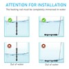 YukiHalu Small Submersible Aquarium Heater, Adjustable Mini Fish Tank Heater