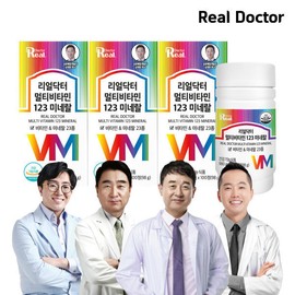 formulaReal Doctor Multivitamin 123 3 100-tablets (300-day supply) / 100% supplement of 23 types, 1 tablet per day / 멀티비타민 123 100정 3개 (300일분) / 23종 1일 1정 100% 보충