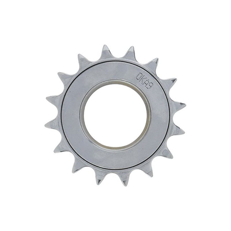 SunRace 16 Teeth Free Wheel for Chain - Chrome, 1/2