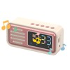 Bluetooth Speaker Portable Innovative Retro Tabletop Alarm Wireless Speaker with