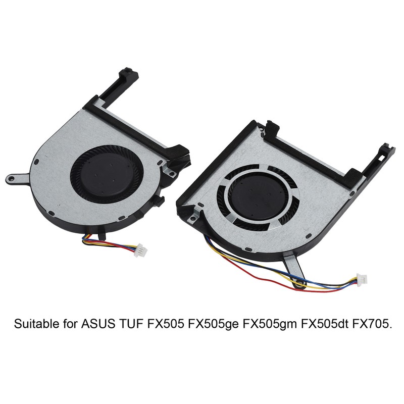 2pcs Laptop CPU GPU Cooling Fans Replacement for ASUS TUF