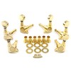 Swhmc 3L 3R Tuning Key Peg 6pcs Gold Guitar Tuners
